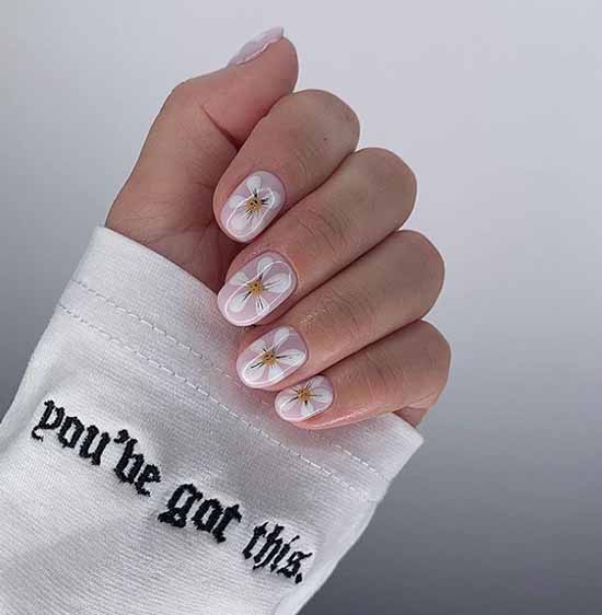 Nude nail design: 100 beautiful photo-novelties of manicure