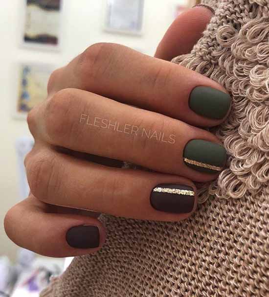 Nail design with stripes: 100 photos, new manicure ideas