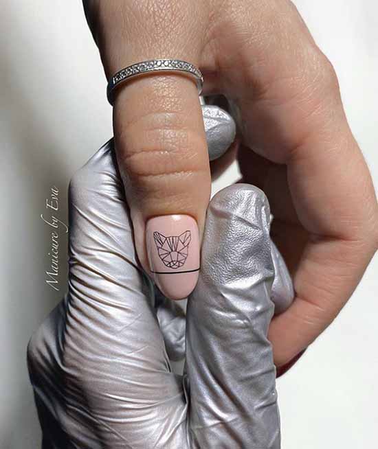 Conception d'ongles avec des rayures: 100 photos, nouvelles idées de manucure