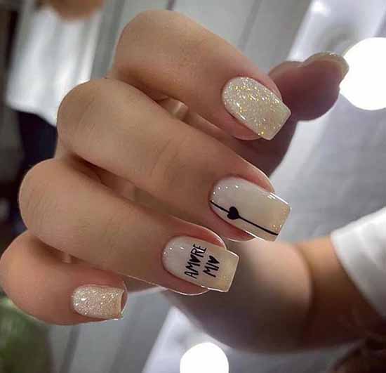 Nail design with stripes: 100 photos, new manicure ideas