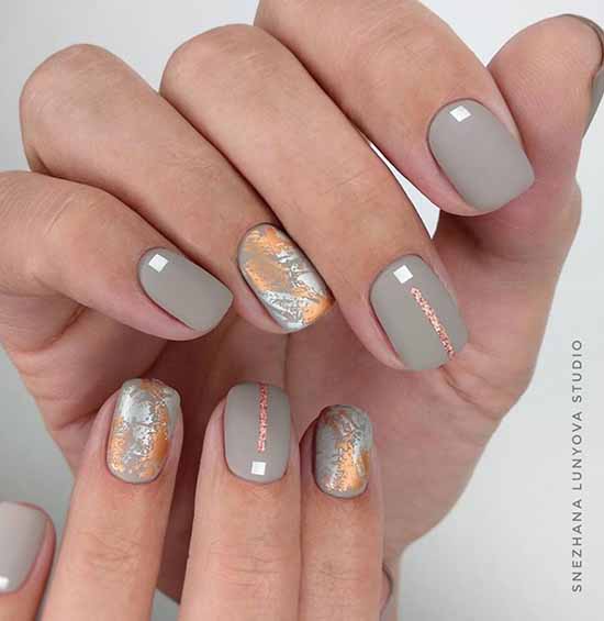 Nail design with stripes: 100 photos, new manicure ideas