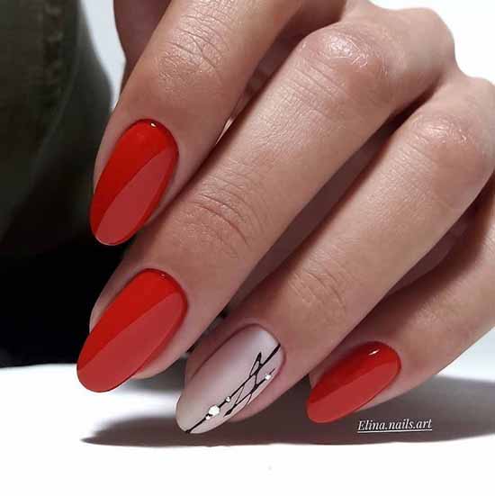 Nail design with stripes: 100 photos, new manicure ideas