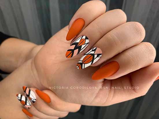 Nail design with stripes: 100 photos, new manicure ideas