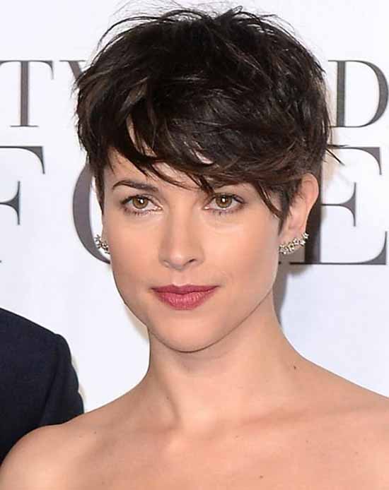 Short haircuts with bangs: photos, top types and shapes