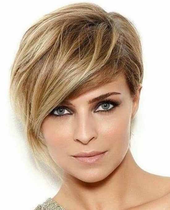 Short haircuts with bangs: photos, top types and shapes