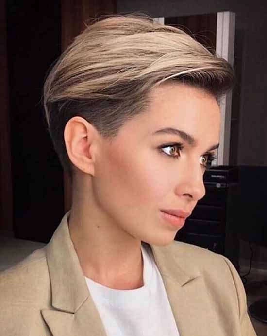 Short haircuts with bangs: photos, top types and shapes