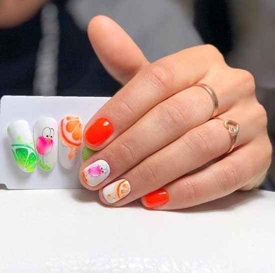 Vernis gel aux fruits sur les ongles