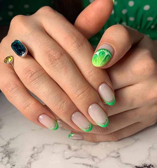 Manicure with fruits 2021: photo novelties of nail design