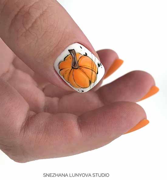 Manicure with fruits 2021: photo novelties of nail design