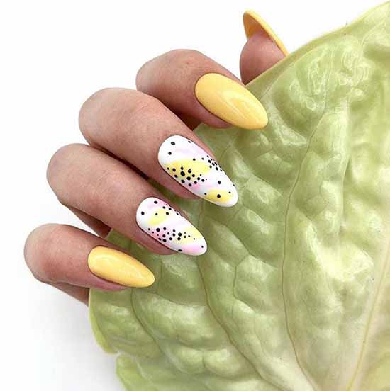 Manicure with fruits 2021: photo novelties of nail design