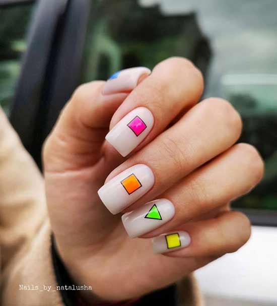 Simple nail design types, news and photos