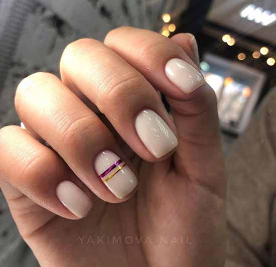 Simple nail design: types and spectacular new items in the photo