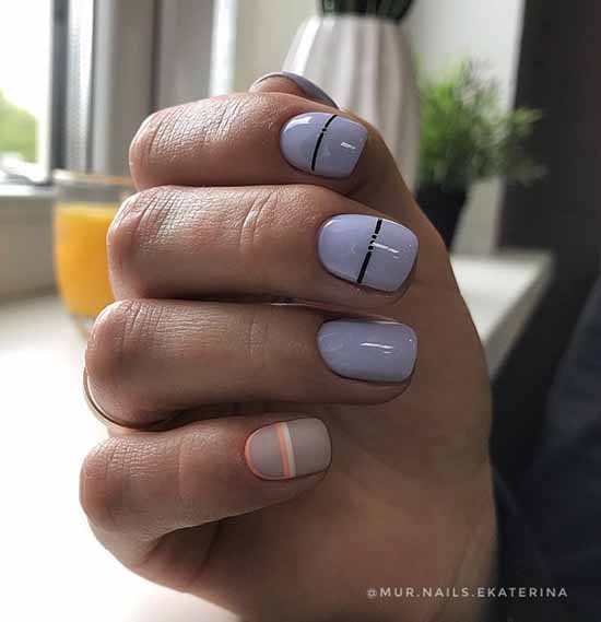 Simple nail design: types and spectacular new items in the photo