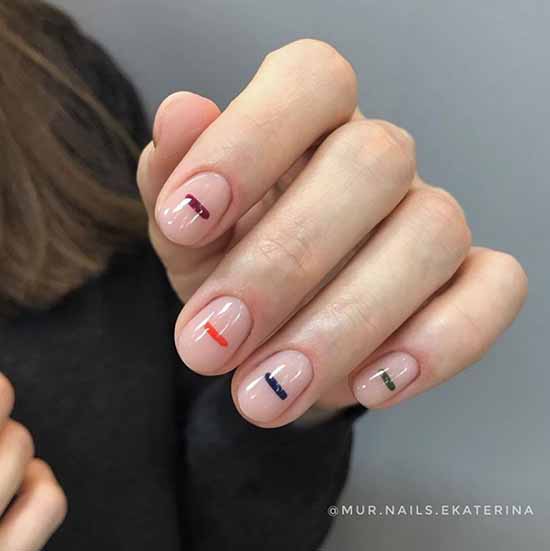 Simple nail design: types and spectacular new items in the photo