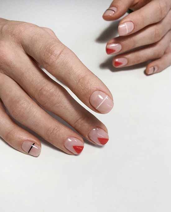 Simple nail design: types and spectacular new items in the photo