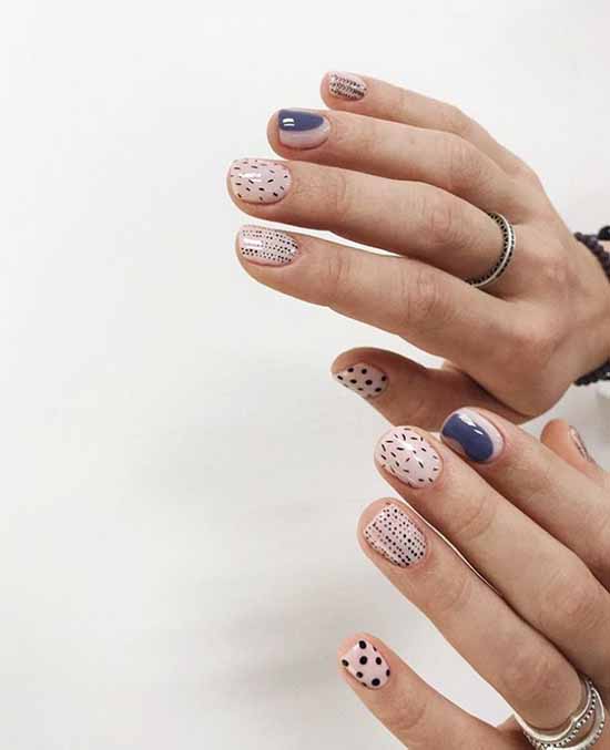 Simple nail design: types and spectacular new items in the photo