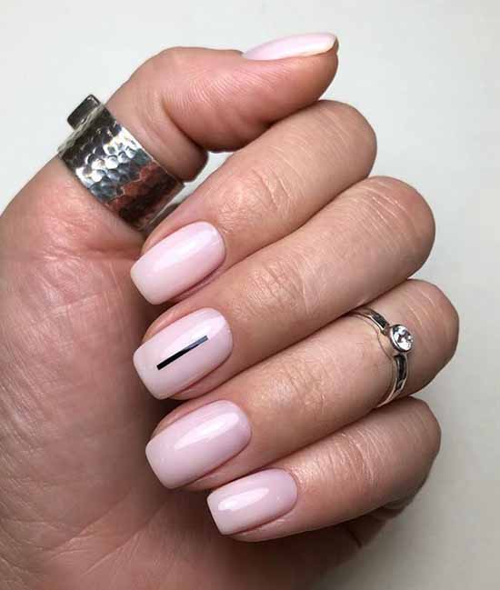 Simple nail design: types and spectacular new items in the photo