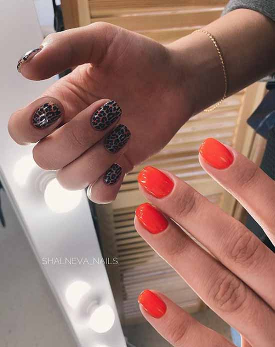 Manucure rouge pour ongles courts: nouveautés sur la photo, idées de mode