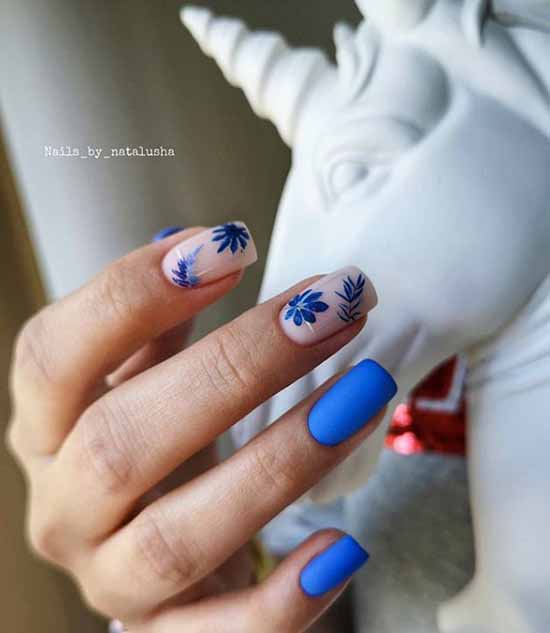 Manicure for square nails: 100 photos with new, beautiful ideas