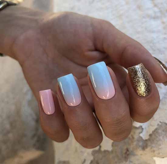 Manicure for square nails: 100 photos with new, beautiful ideas