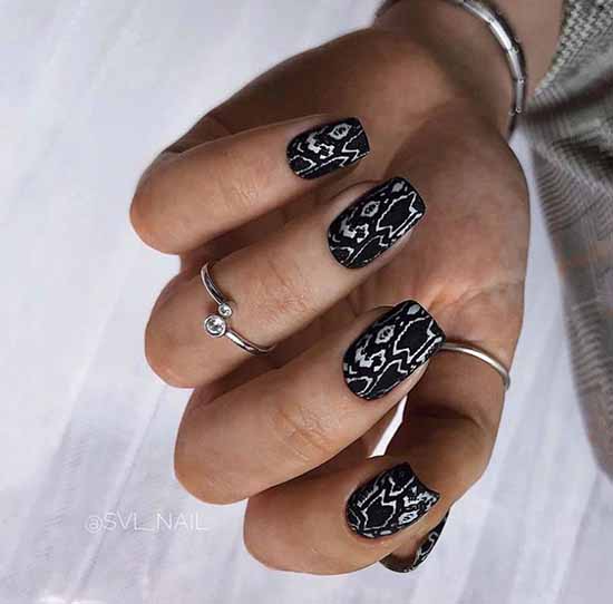 Manicure for square nails: 100 photos with new, beautiful ideas