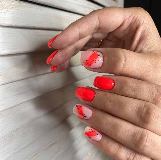 Manicure for square nails: 100 photos with new, beautiful ideas