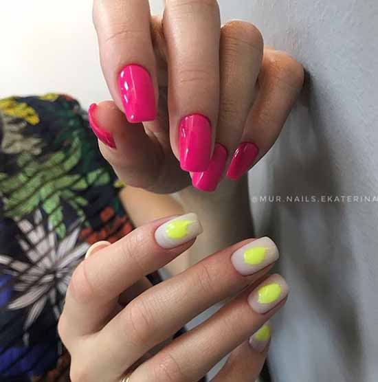 Manicure for square nails: 100 photos with new, beautiful ideas