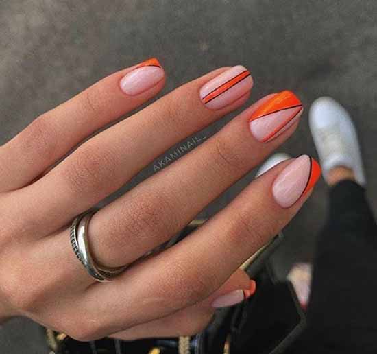 Manicure for square nails: 100 photos with new, beautiful ideas