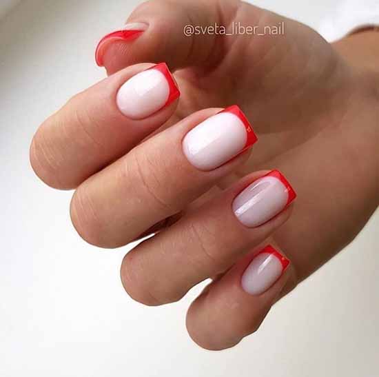 Manicure for square nails: 100 photos with new, beautiful ideas