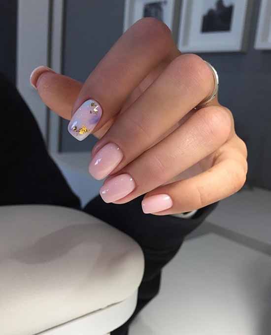 Manicure for square nails: 100 photos with new, beautiful ideas