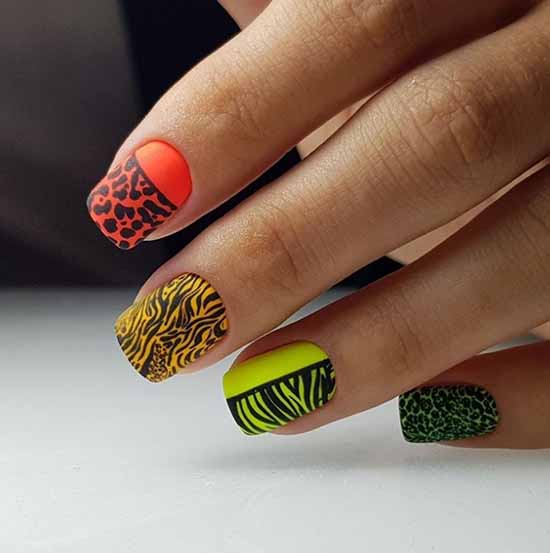 Manicure for square nails: 100 photos with new, beautiful ideas