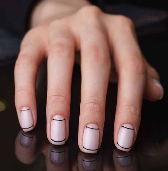 Manicure for square nails: 100 photos with new, beautiful ideas