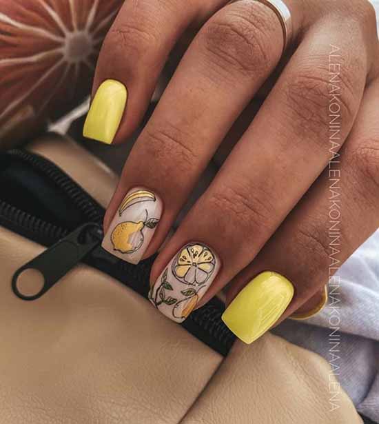 Manicure for square nails: 100 photos with new, beautiful ideas