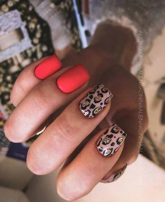 Manicure for square nails: 100 photos with new, beautiful ideas