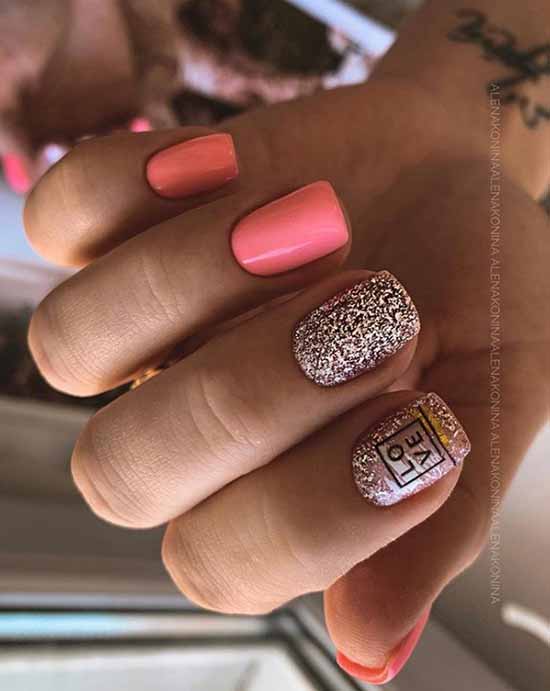 Manicure for square nails: 100 photos with new, beautiful ideas