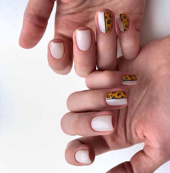 Manicure for square nails: 100 photos with new, beautiful ideas