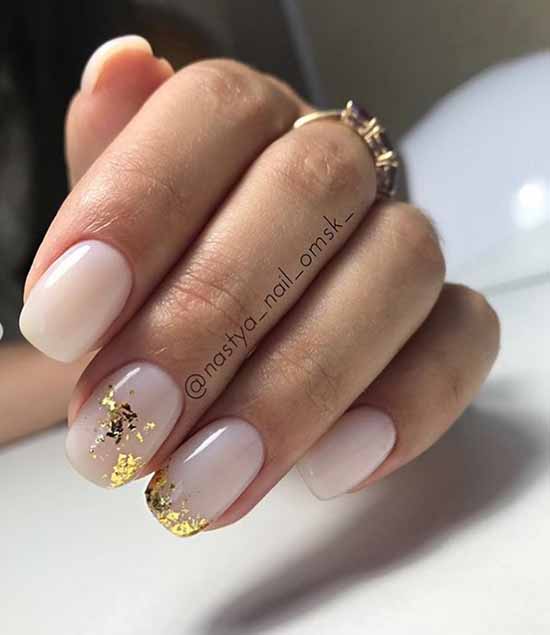 Manicure for square nails: 100 photos with new, beautiful ideas