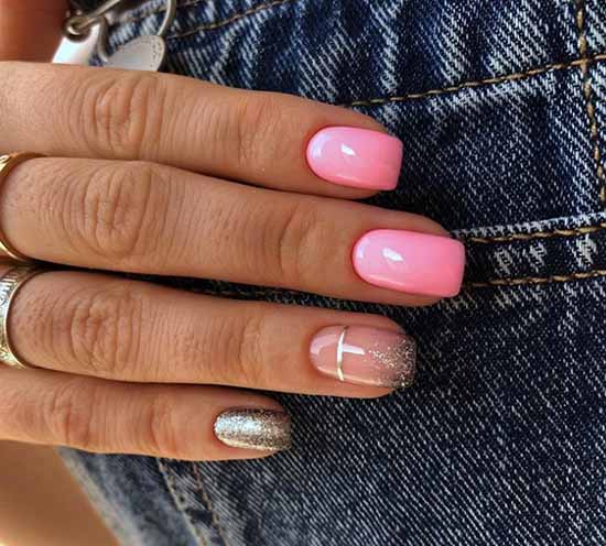 Manicure for square nails: 100 photos with new, beautiful ideas