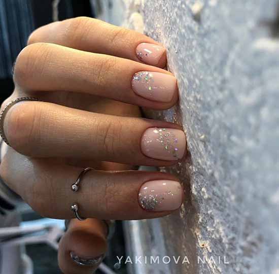 Manicure for square nails: 100 photos with new, beautiful ideas