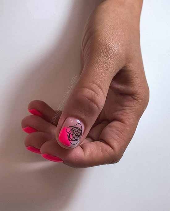 Manicure for square nails: 100 photos with new, beautiful ideas