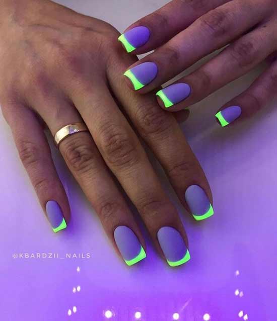 Bright manicure