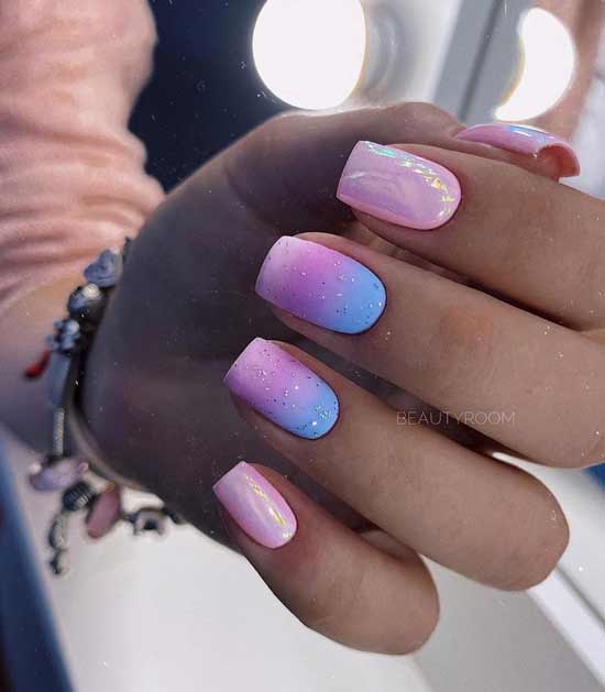 Gradient youth manicure