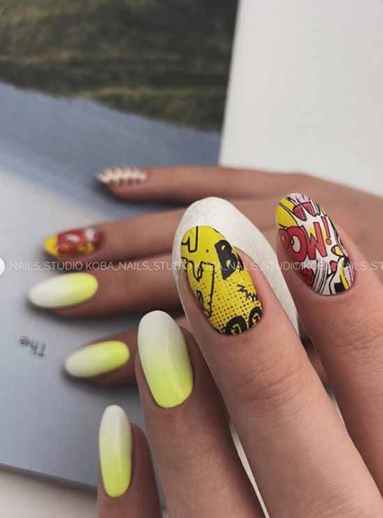 Youth design of nails: 100 new products, photo of manicure