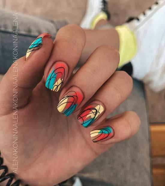 Youth design of nails: 100 new products, photo of manicure