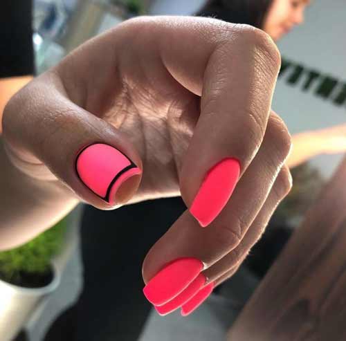 Neon manicure photo