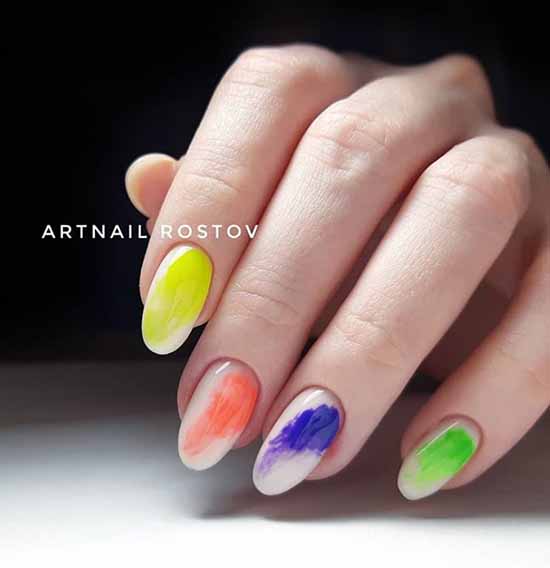 Neon manicure 2021-2022: photos, news, best design ideas