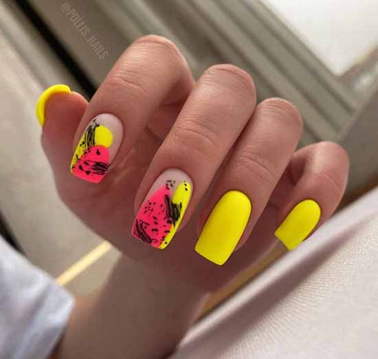 Neon manicure 2021-2022: photos, news, best design ideas