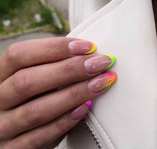 Neon manicure 2021-2022: photos, news, best design ideas