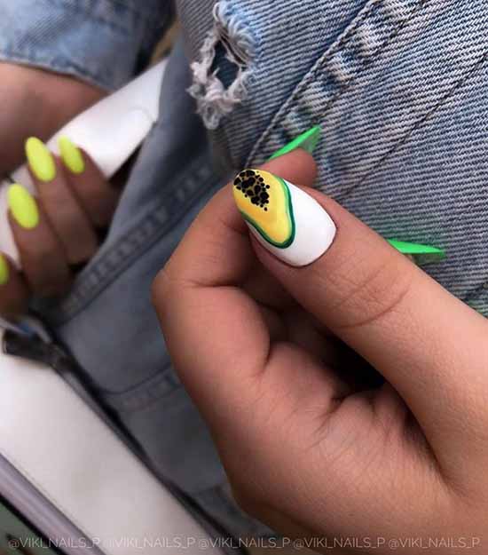 Neon manicure 2021-2022: photos, news, best design ideas