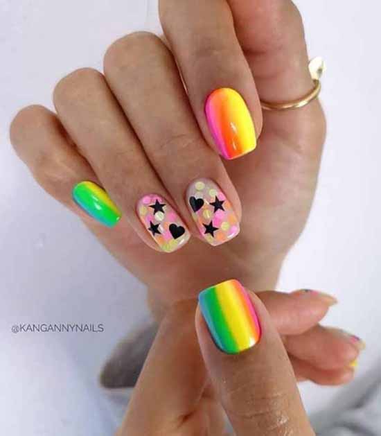 Neon manicure 2021-2022: photos, news, best design ideas